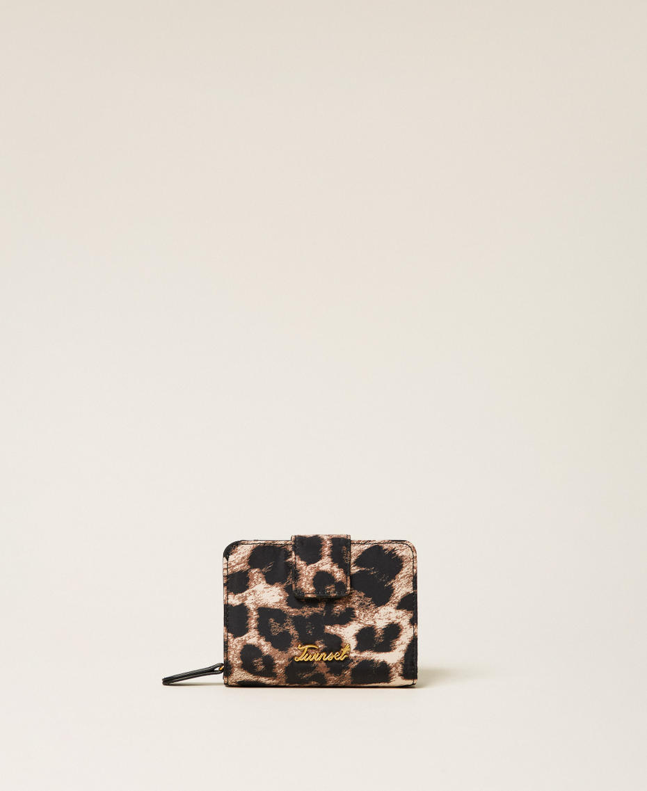 Animal print small zip-around wallet Leopard Print Woman 262TL8011_02114_01
