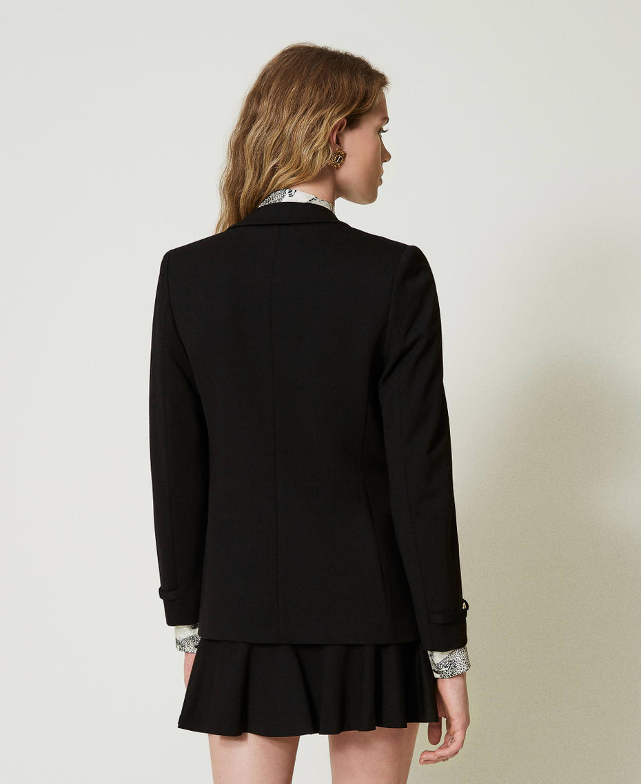 Blazer mit „Oval T“-Riegeln