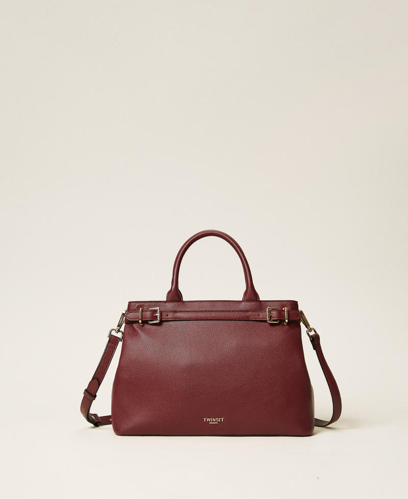 Borsa shopper con fibbie e tracolla Viola "Winetasting" Donna 252TB7011_05609_01