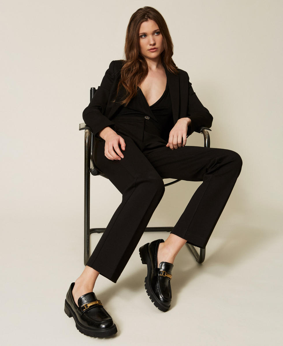 Mocassins avec barrette Oval T