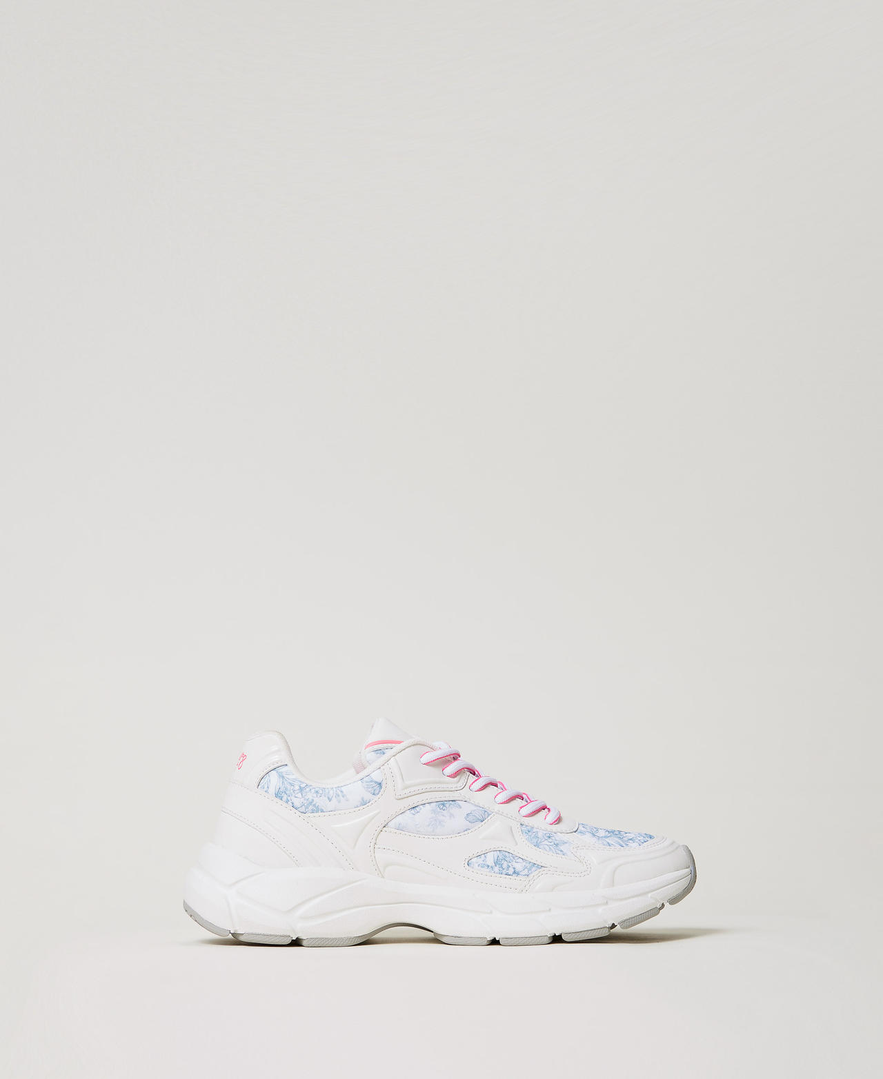 MYFO Sneaker im Laufschuhstil mit Eins&auml;tzen Japanese Toile De Jouy Frau 251AQT010_12431_01