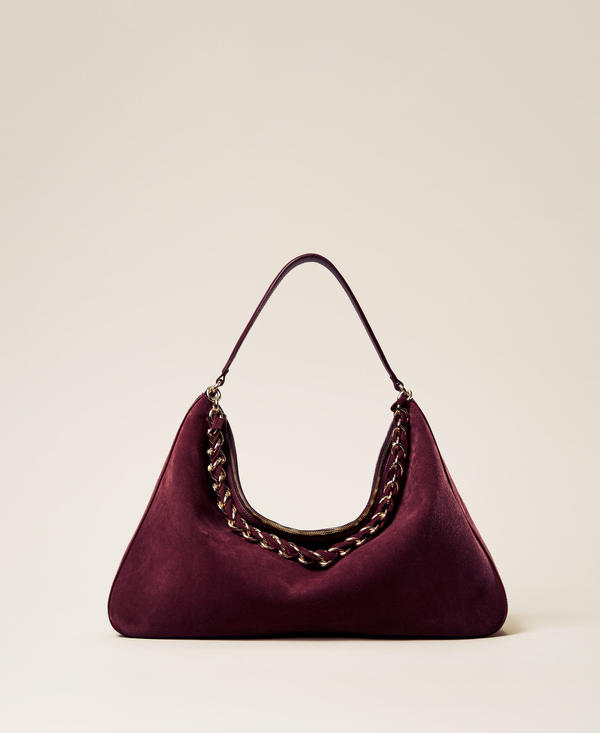 'Liliane' large suede bag