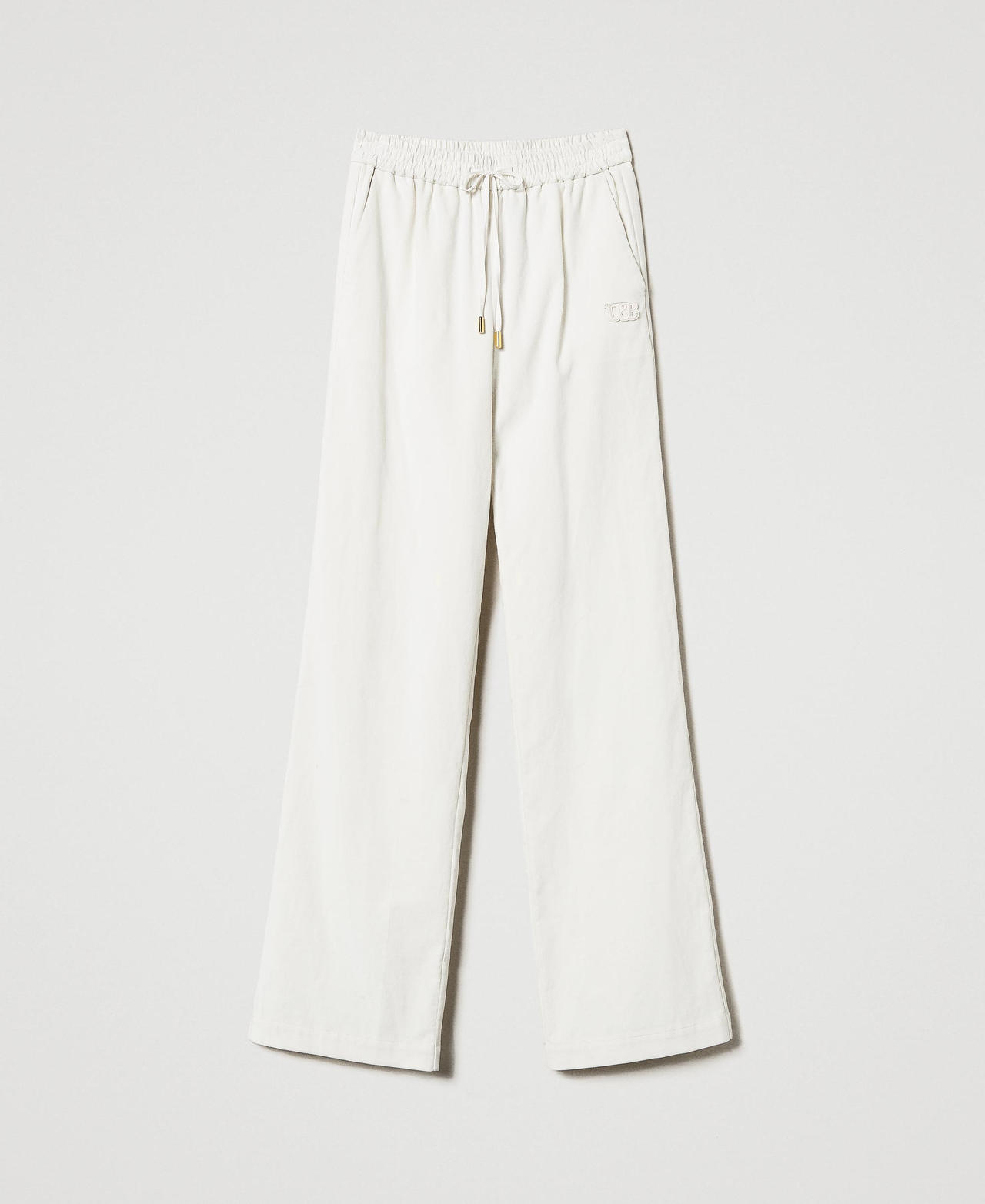 Scee by twin set Pantaloni ampi in velluto