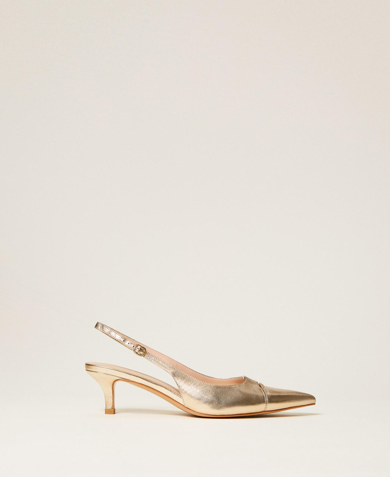 Escarpins slingbacks en cuir