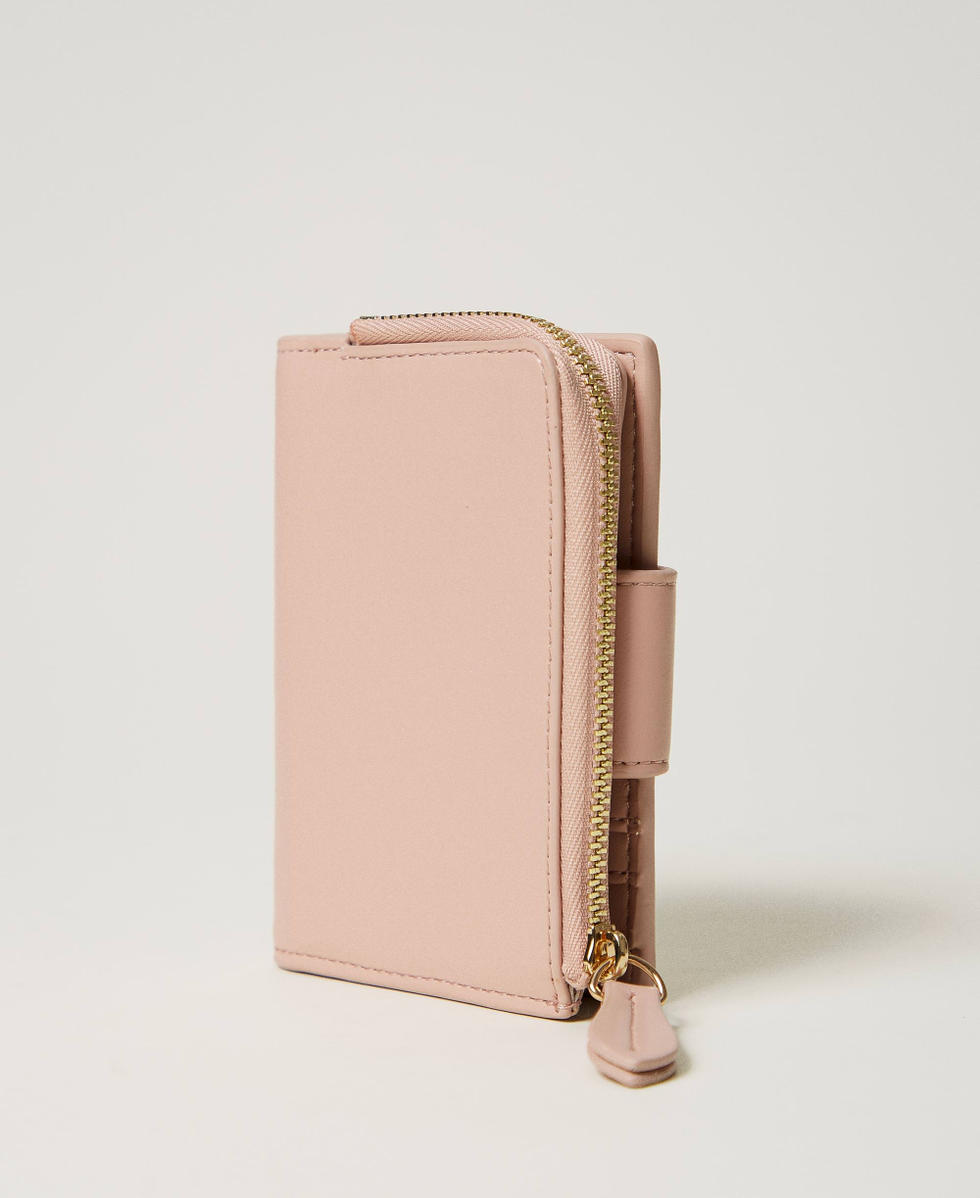 Wallet with zip and Oval T