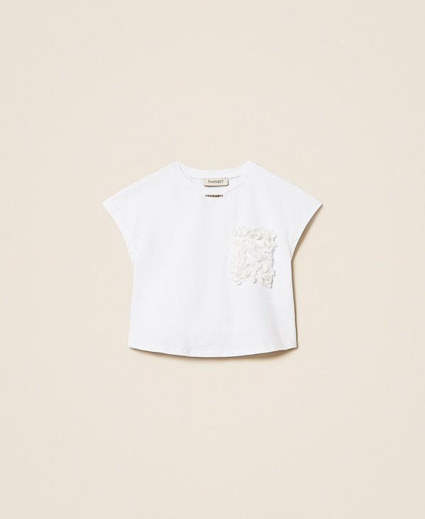 T-Shirt im Boxy-Schnitt mit Rosen