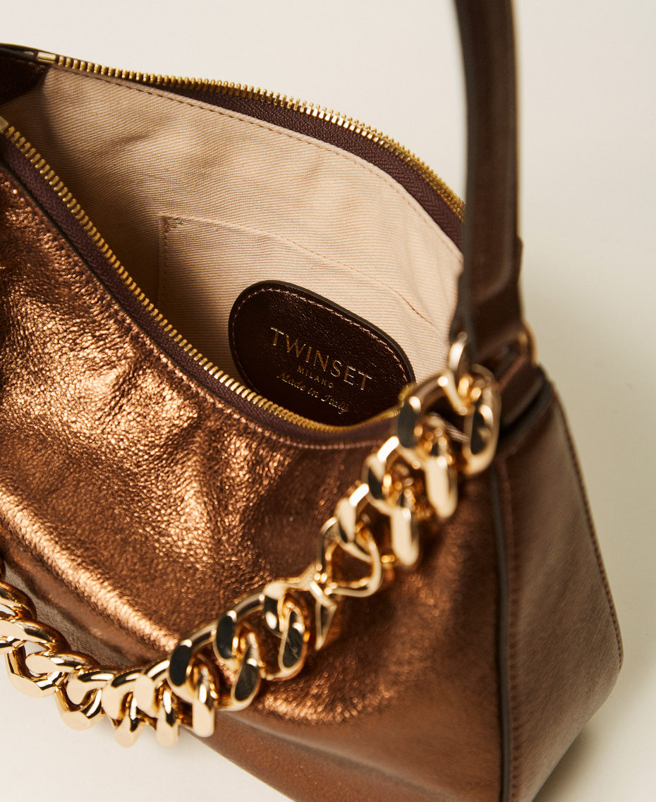 Liliane medium laminated leather bag Bronze Woman 261TD8410_00061_04