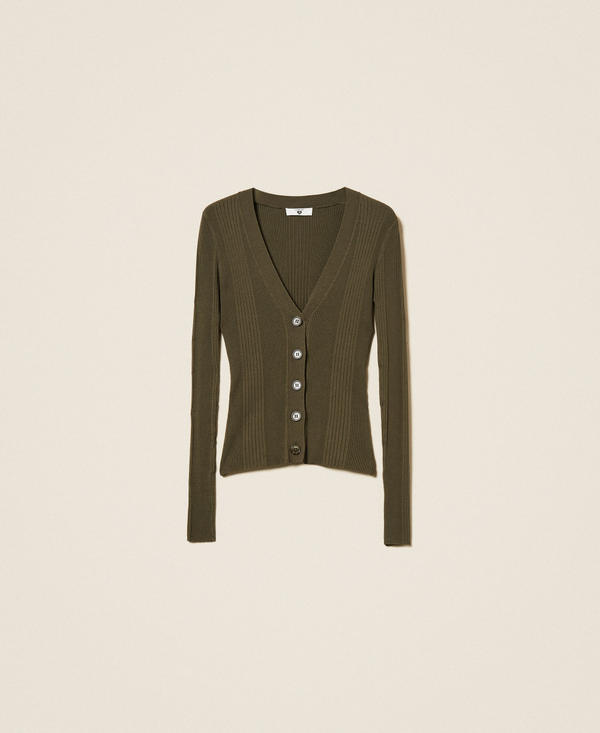 Cardigan fitted a costine