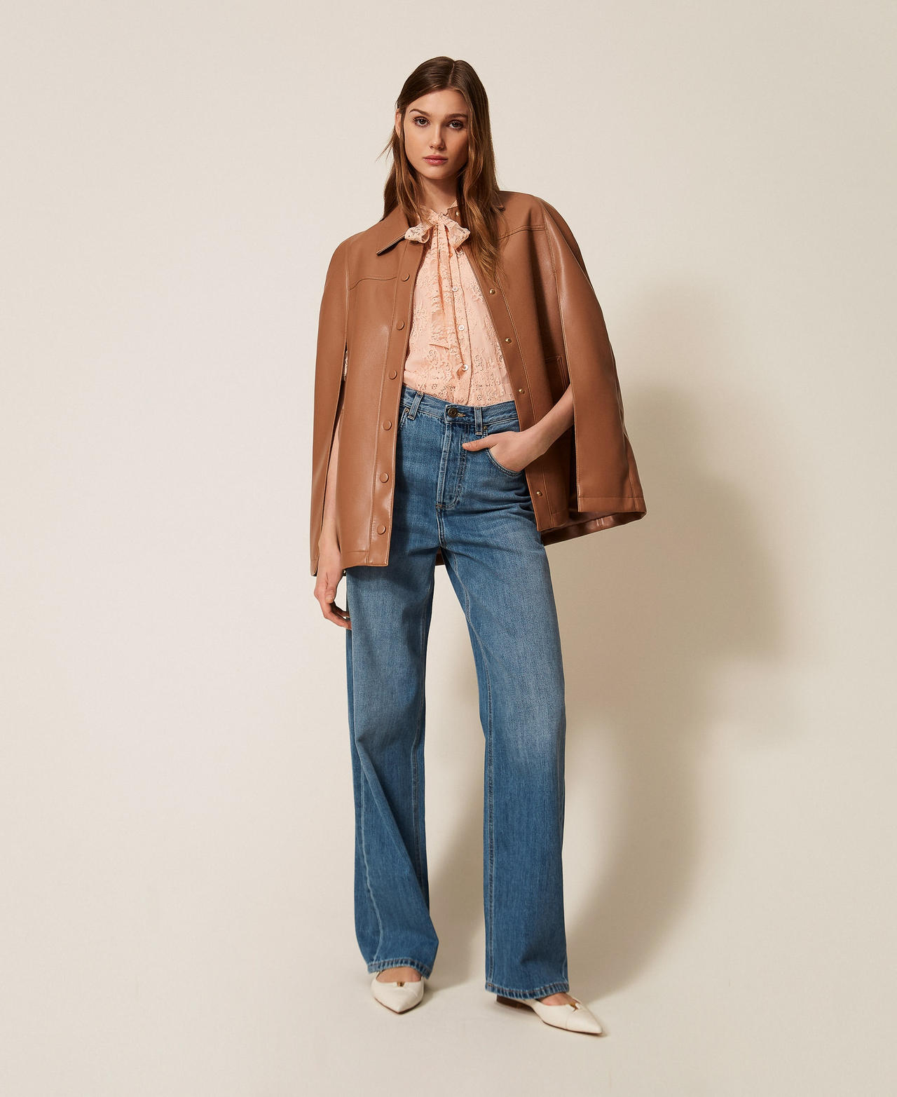 Jeans cinque tasche Blu "Denim Medio" Donna 261TP2730_01611_01