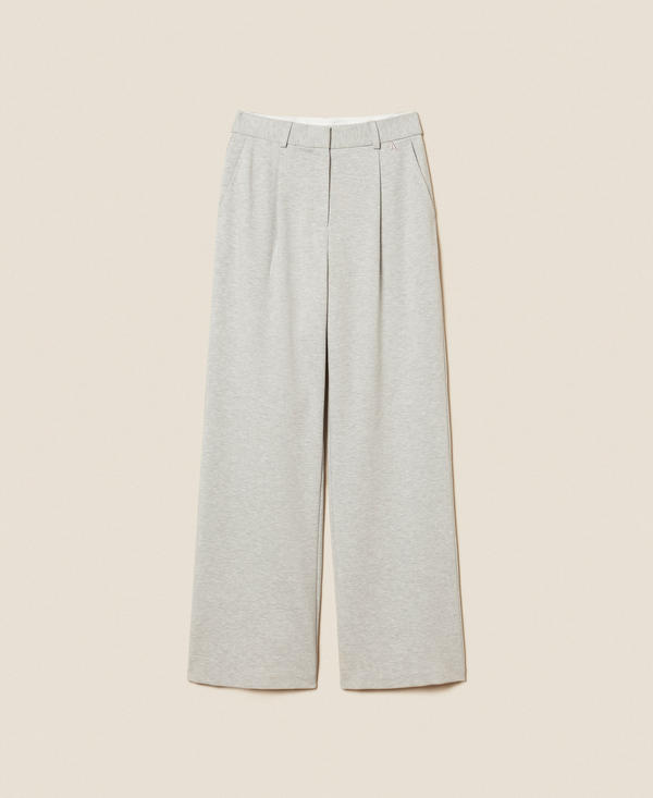 Palazzo trousers with pockets