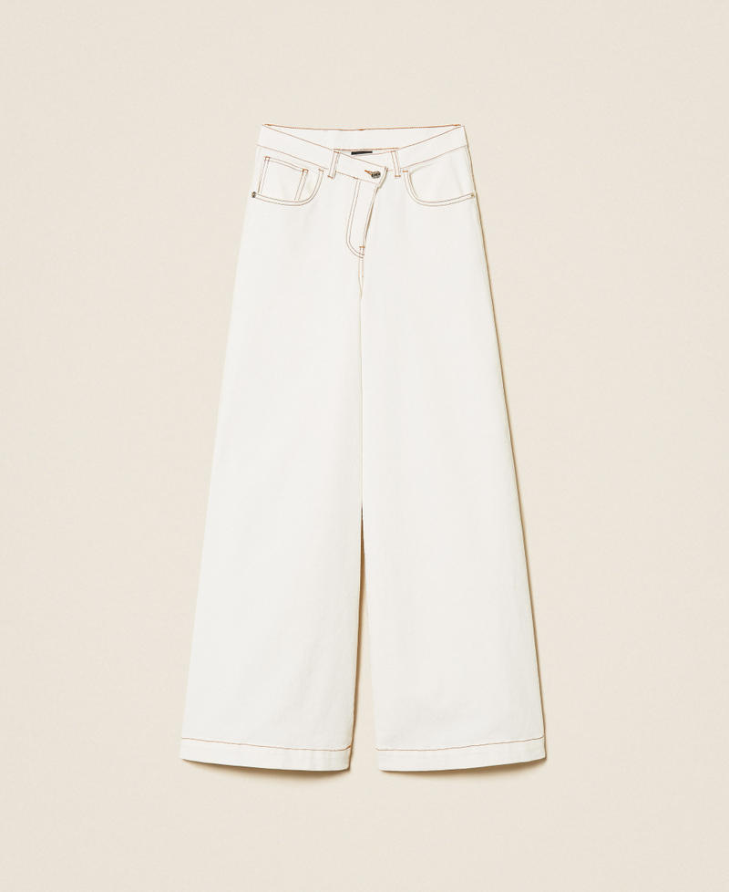 Pantalon ample en bull de coton bio