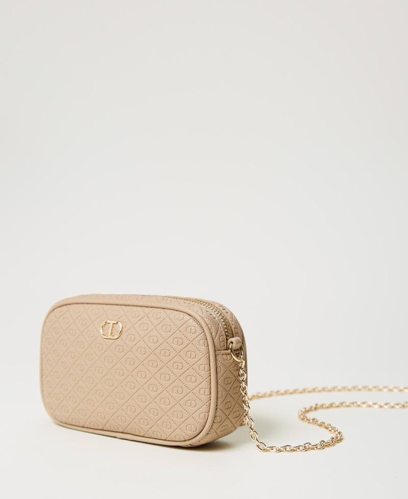 Mini borsa a tracolla con logo Beige "Rope" Donna 251TH7027_12145_02