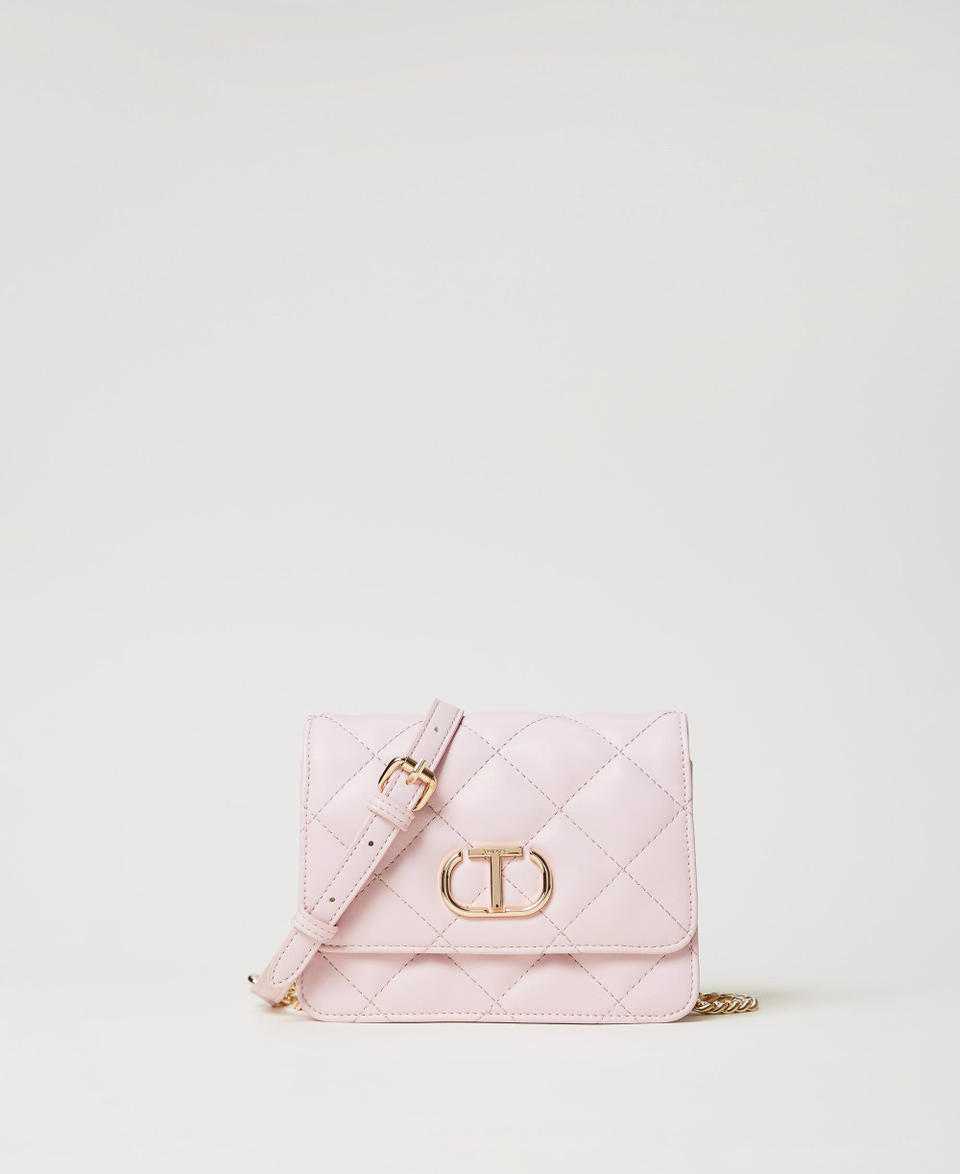 ‘Audrey’ small quilted shoulder bag Parisienne Pink Woman 251TB7373_00714_01