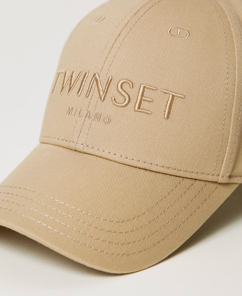 Baseball cap with logo embroidery Rope Beige Woman 251TA4280_12145_03