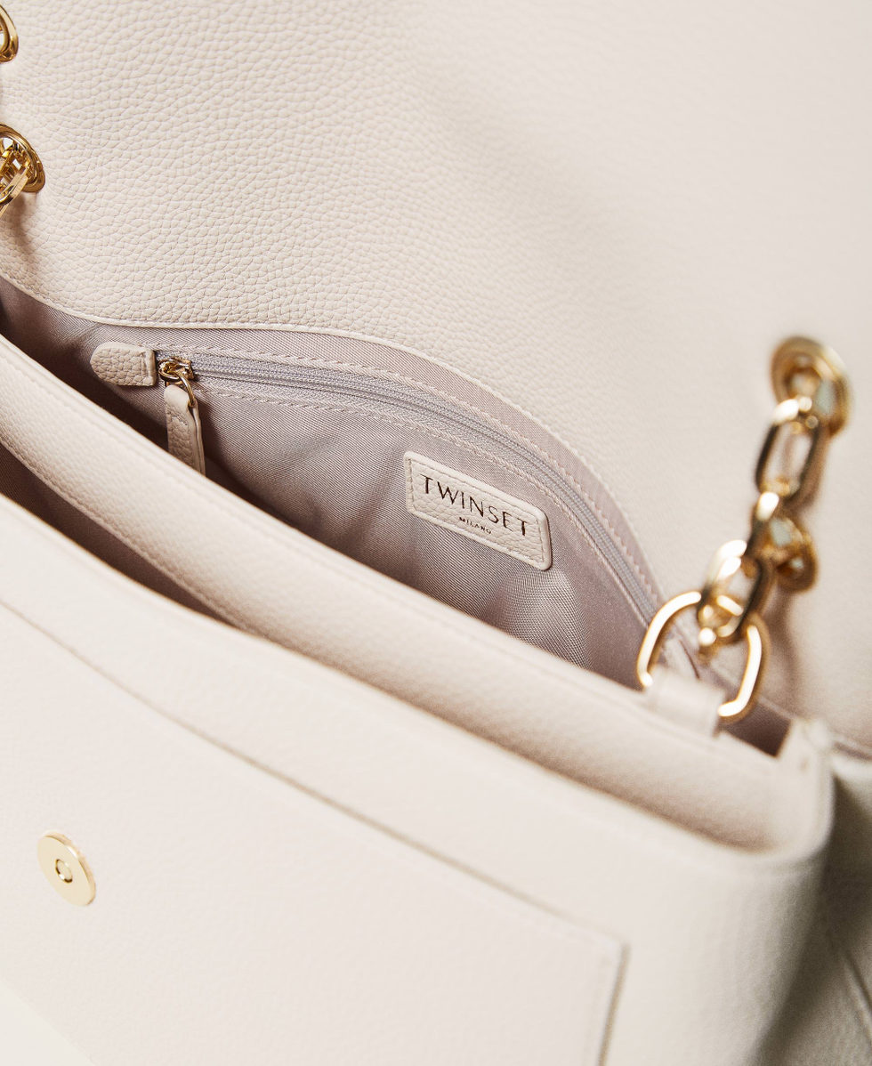 Shoulder bag with Oval T Mother Of Pearl Woman 251TB7063_00059_04