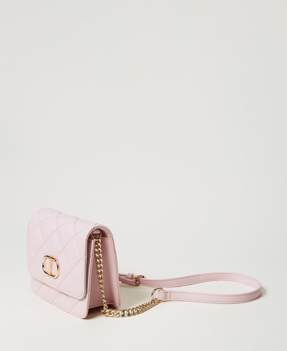 &lsquo;Audrey&rsquo; small quilted shoulder bag Parisienne Pink Woman 251TB7373_00714_02