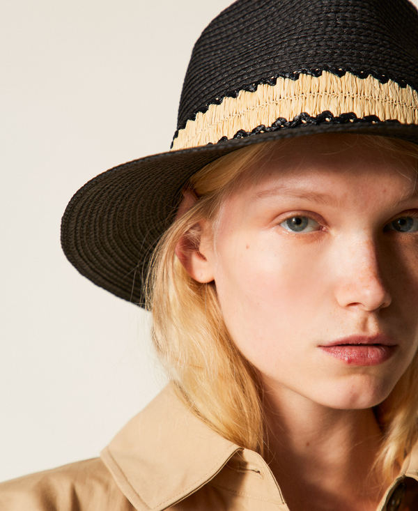 Chapeau effet paille