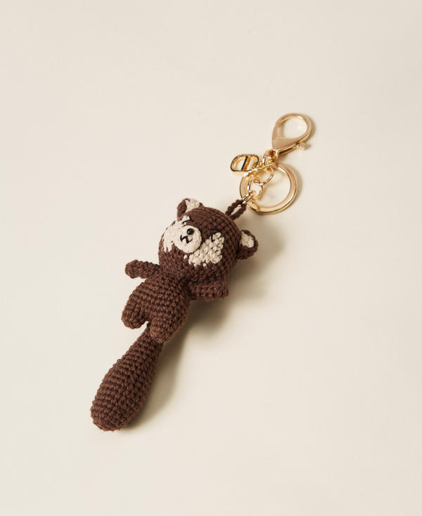 Charm portachiavi scoiattolo crochet
