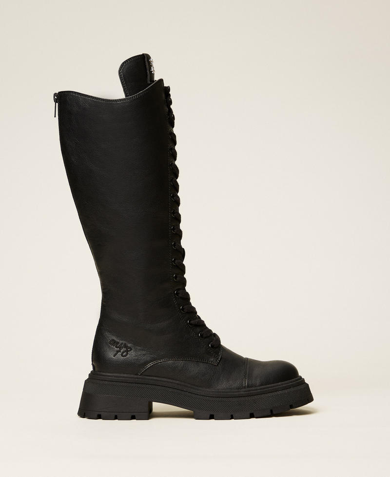 MYFO high combat boots Black Woman 252AQT010_00006_01