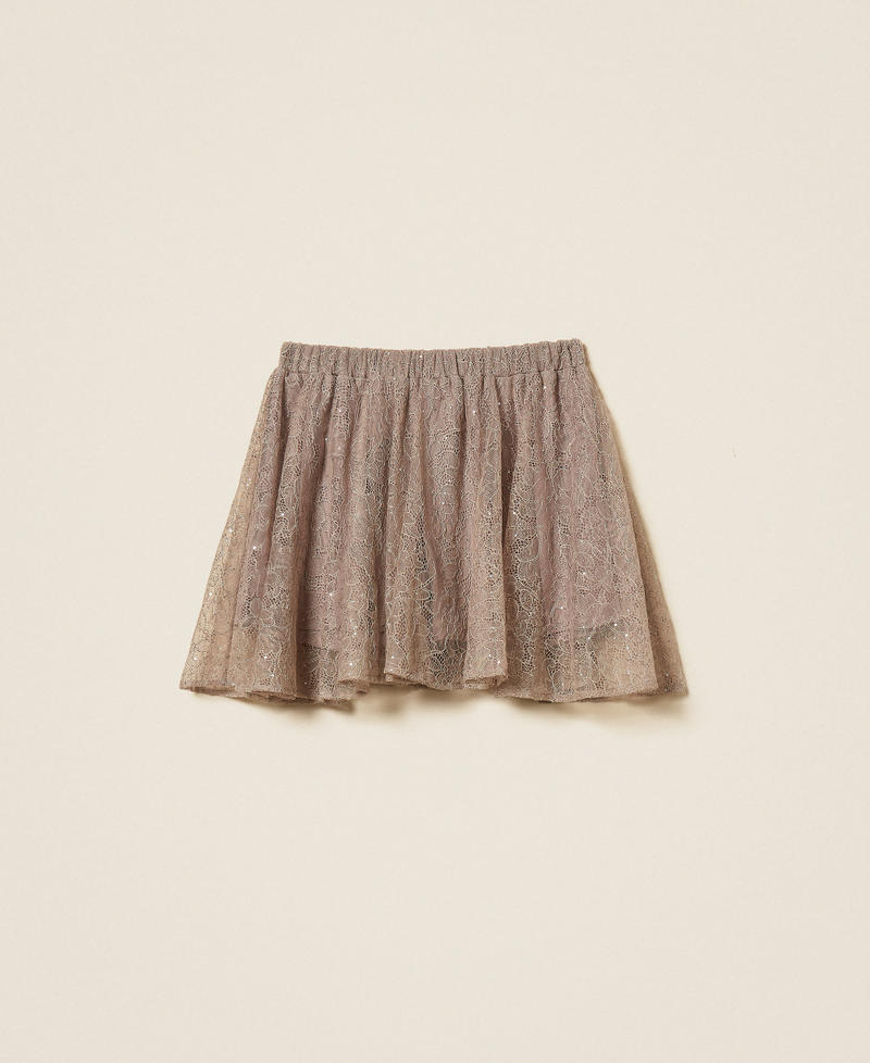 Lace miniskirt with sequins Mastics Woman 262TF2082_00369_S0
