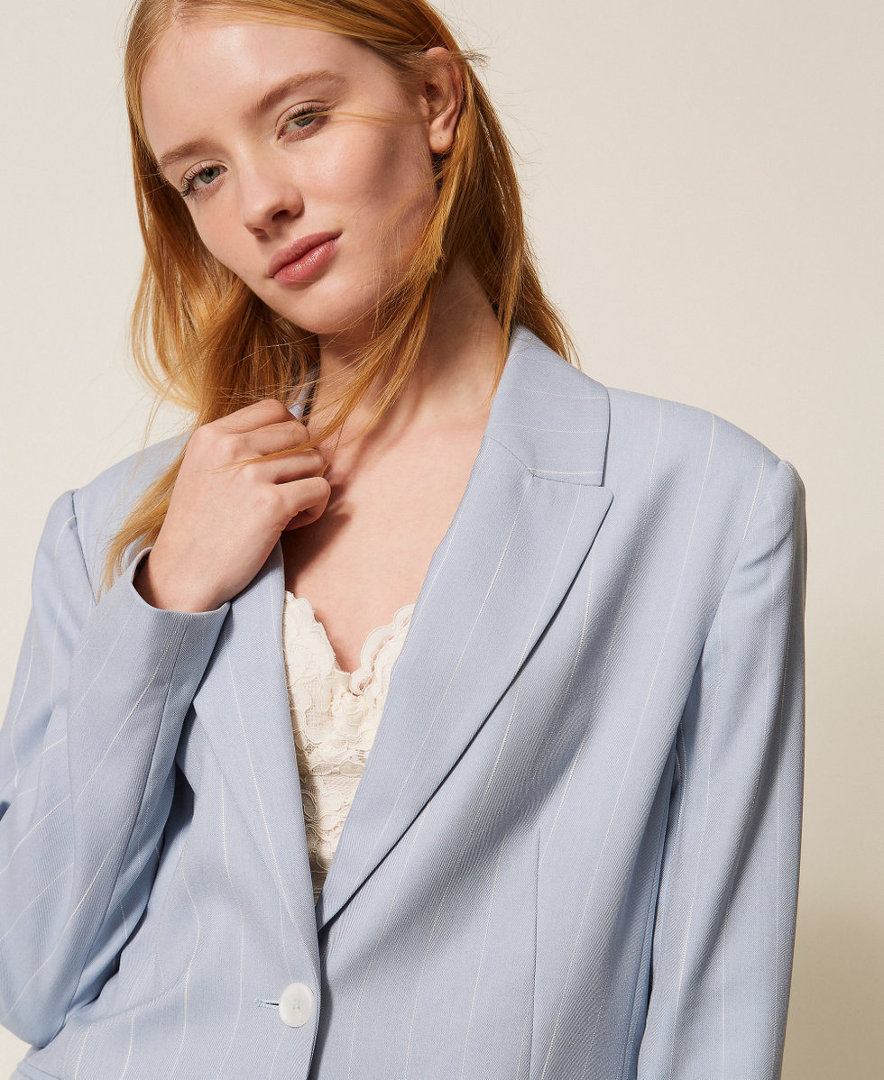 Blazer ray&eacute; Skyline Pinstripe Femme 261AP2170_13284_04