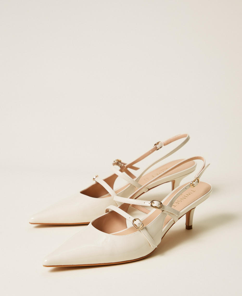 Sling back court shoes with straps Lily Woman 261TCP044_00381_02