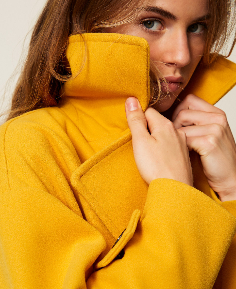 Double-breasted wool cloth coat Mango Fruit Woman 252AP2072_12580_04