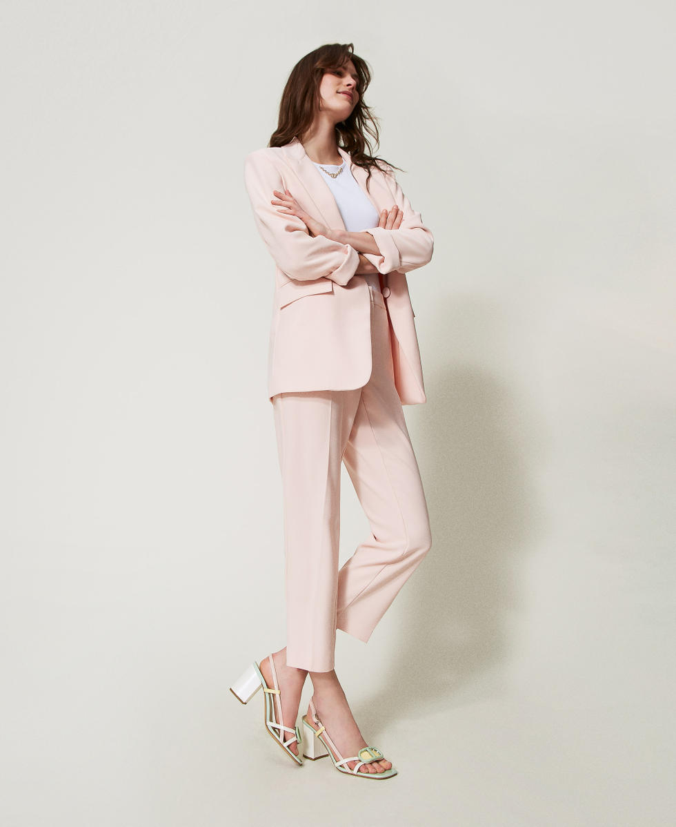 Sandalias de charol multicolor