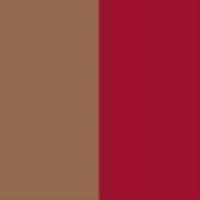 Two-tone unlined bucket bag Two-tone "Land" Brown/Venetian Red Woman 14046_C