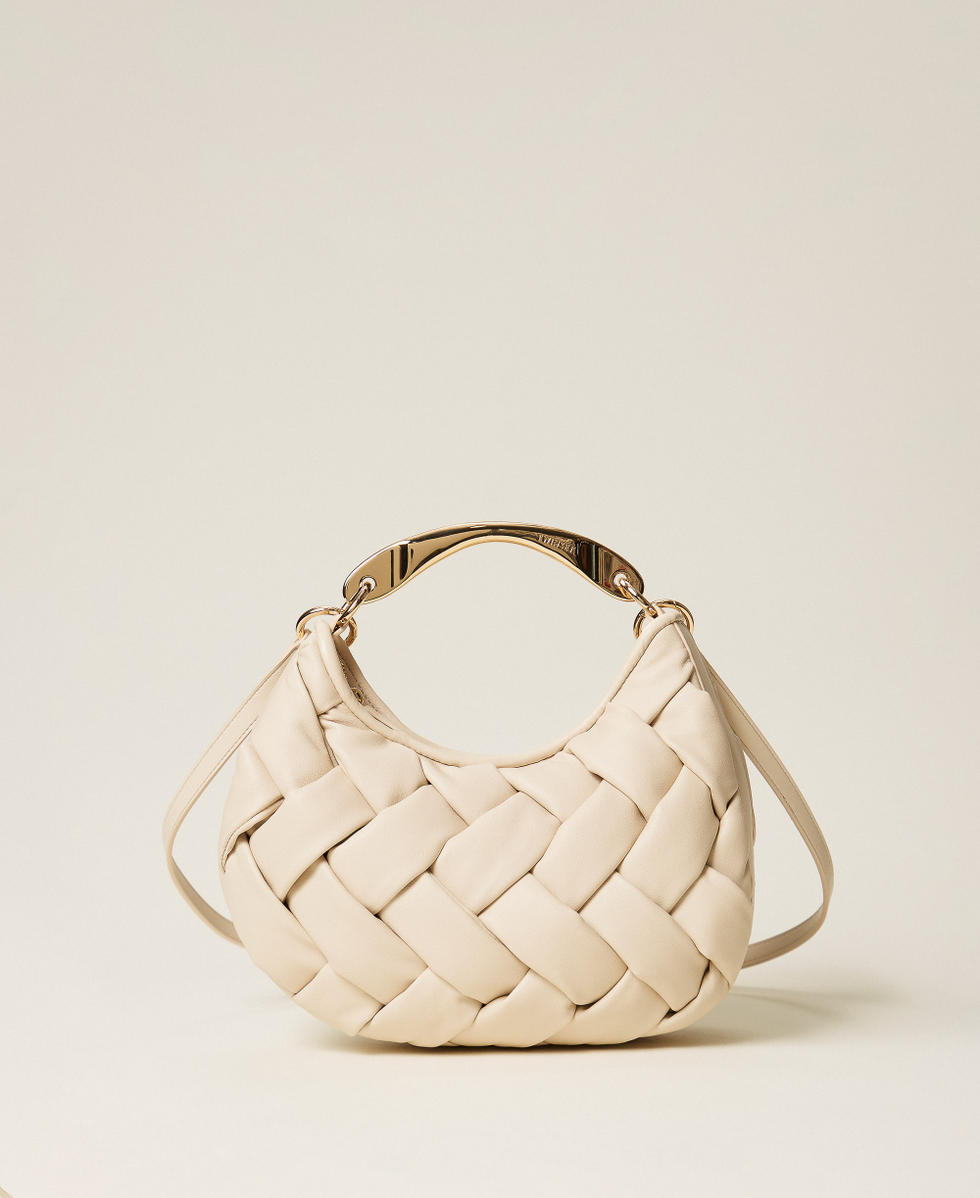 Handwoven &lsquo;Croissant&rsquo; bag