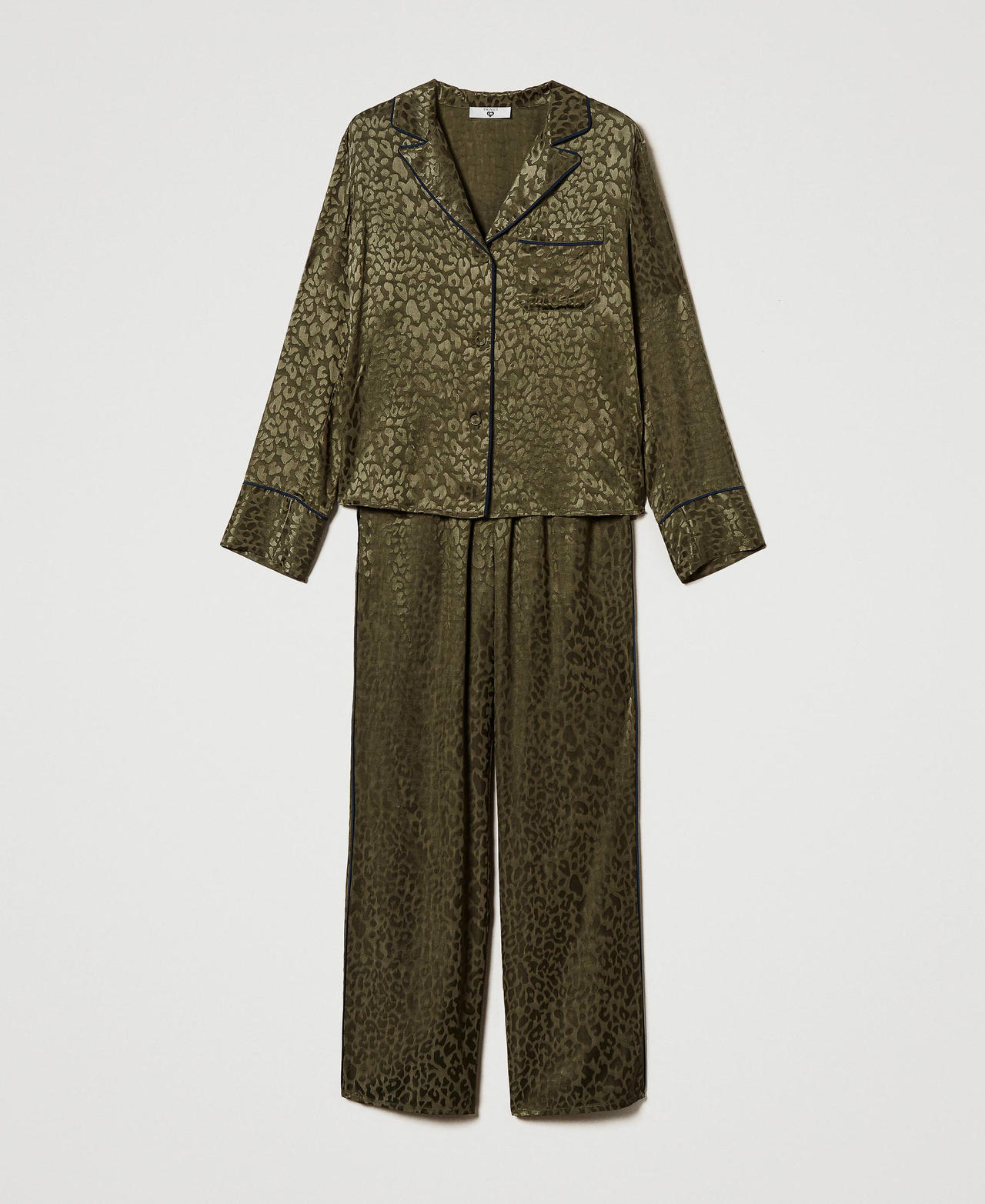 Scee by twin set Pigiama a uomo in raso jacquard