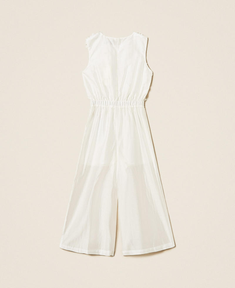 Girls&rsquo; muslin jumpsuit Off White Girl 261GB2105_00526_S1