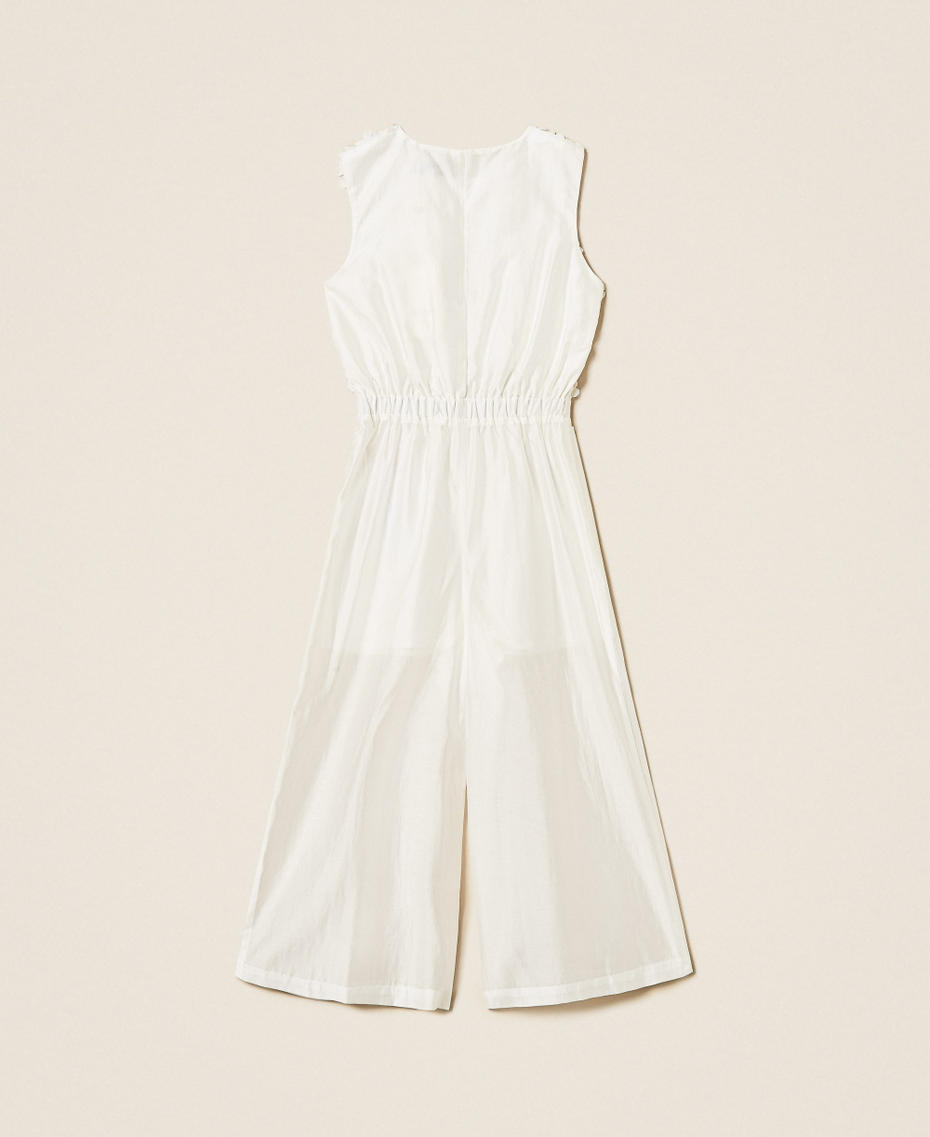 Girls&rsquo; muslin jumpsuit Off White Girl 261GB2105_00526_S1