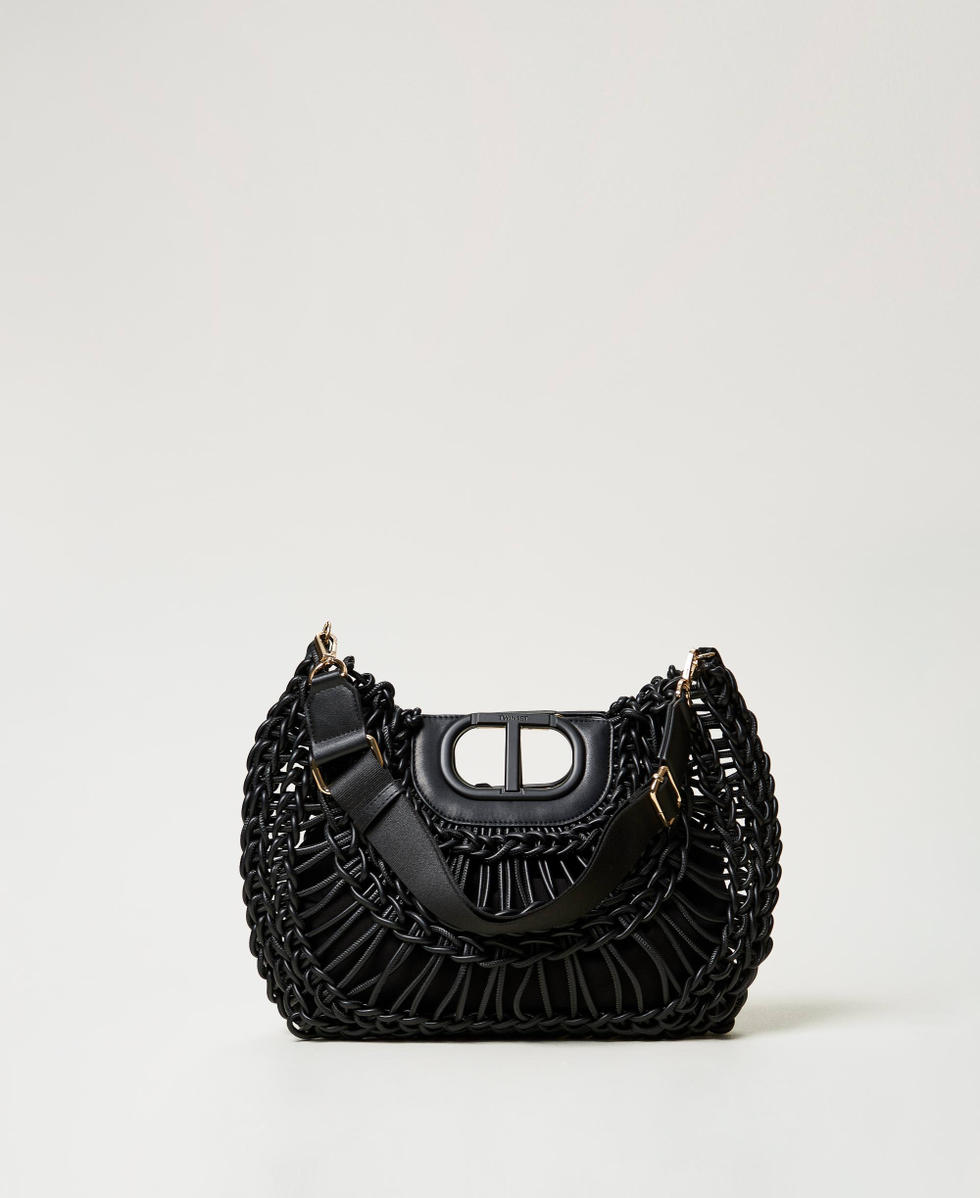 &lsquo;Lila&lsquo; shopper with Oval T handle Black Woman 251TD8190_00006_01