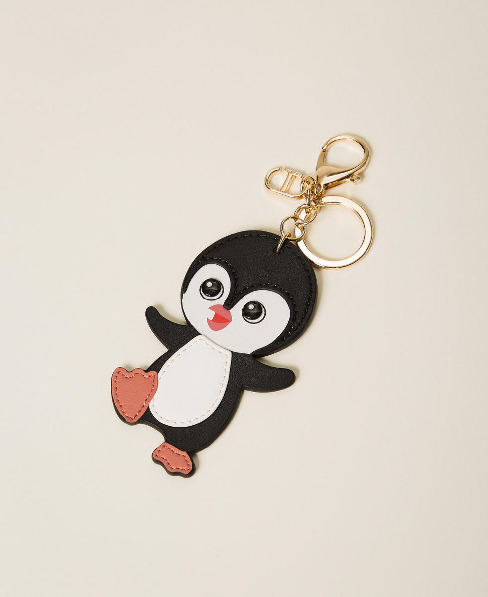 Oval T penguin key ring Black Woman 252TH7044_00006_01
