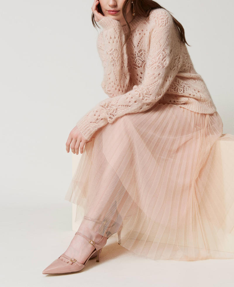 Lackpumps mit Riemchen Les Beiges Frau 242TCP110_11719_S0