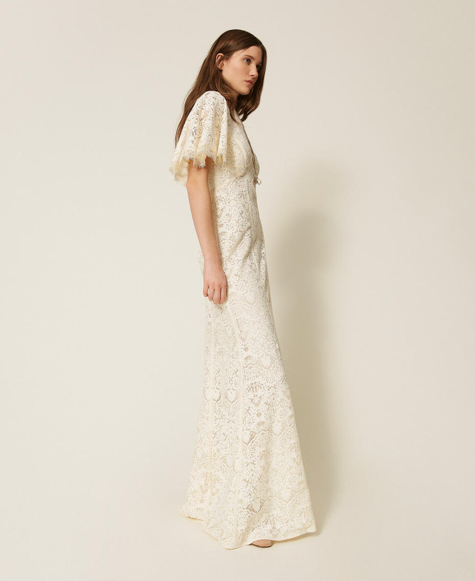 Long lace dress Mother Of Pearl Woman 261TT2315_00059_02