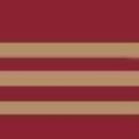 Kurzes Strickkleid mit Streifen Streifen Red Ruby / "Iced Coffee"-Braun M&auml;dchen 13895_C