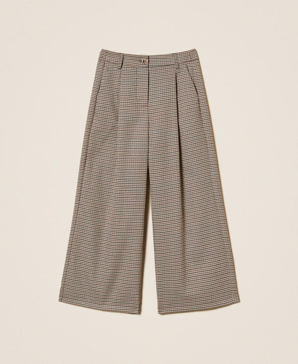 Houndstooth trousers