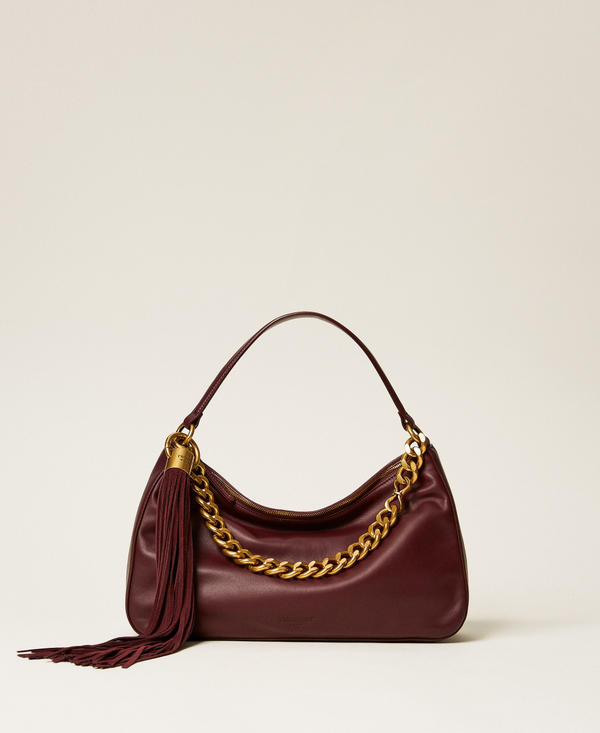 Bolso Liliane grande de piel con colgantes