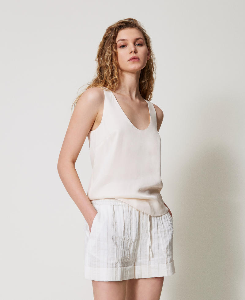 Satin top Light Natural Woman 251TT2430_12227_01