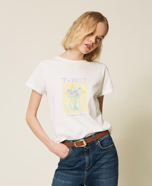 Regular T-shirt with print