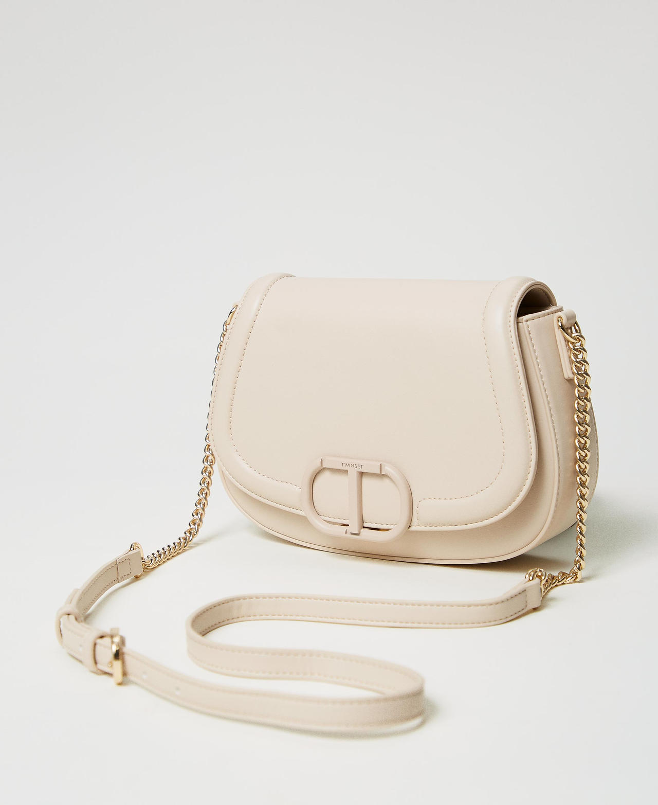 Borsa a tracolla ‘Brera’ con apertura Oval T Delicate Beige Donna 251TB7230_12140_02