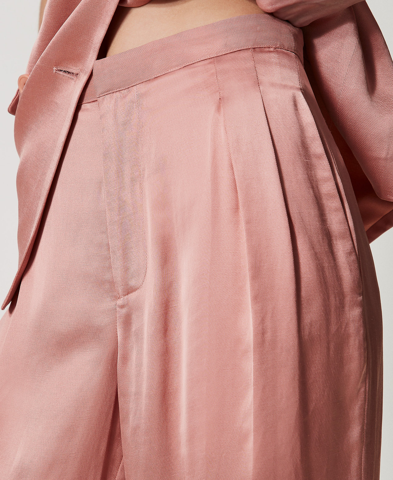 Pantalones de envers sat&eacute;n Dusty Coral Mujer 251TT2273_12364_04