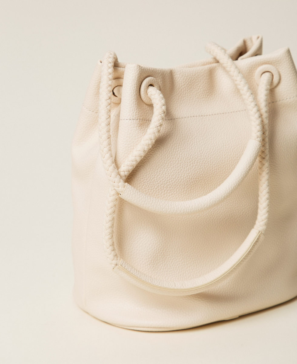 Borsa secchiello con manici in corda Madreperla Donna 261TD8191_00059_03