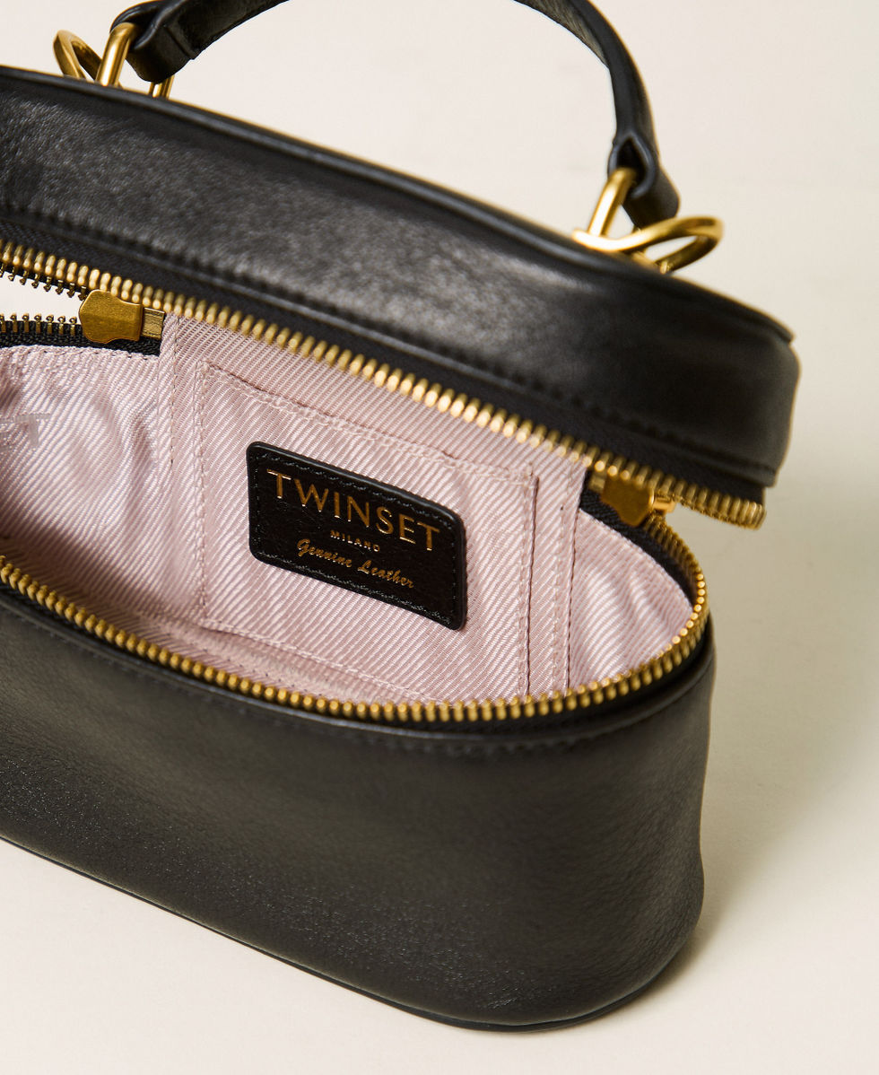 Leather shoulder bag Black Woman 262TD8170_00006_04