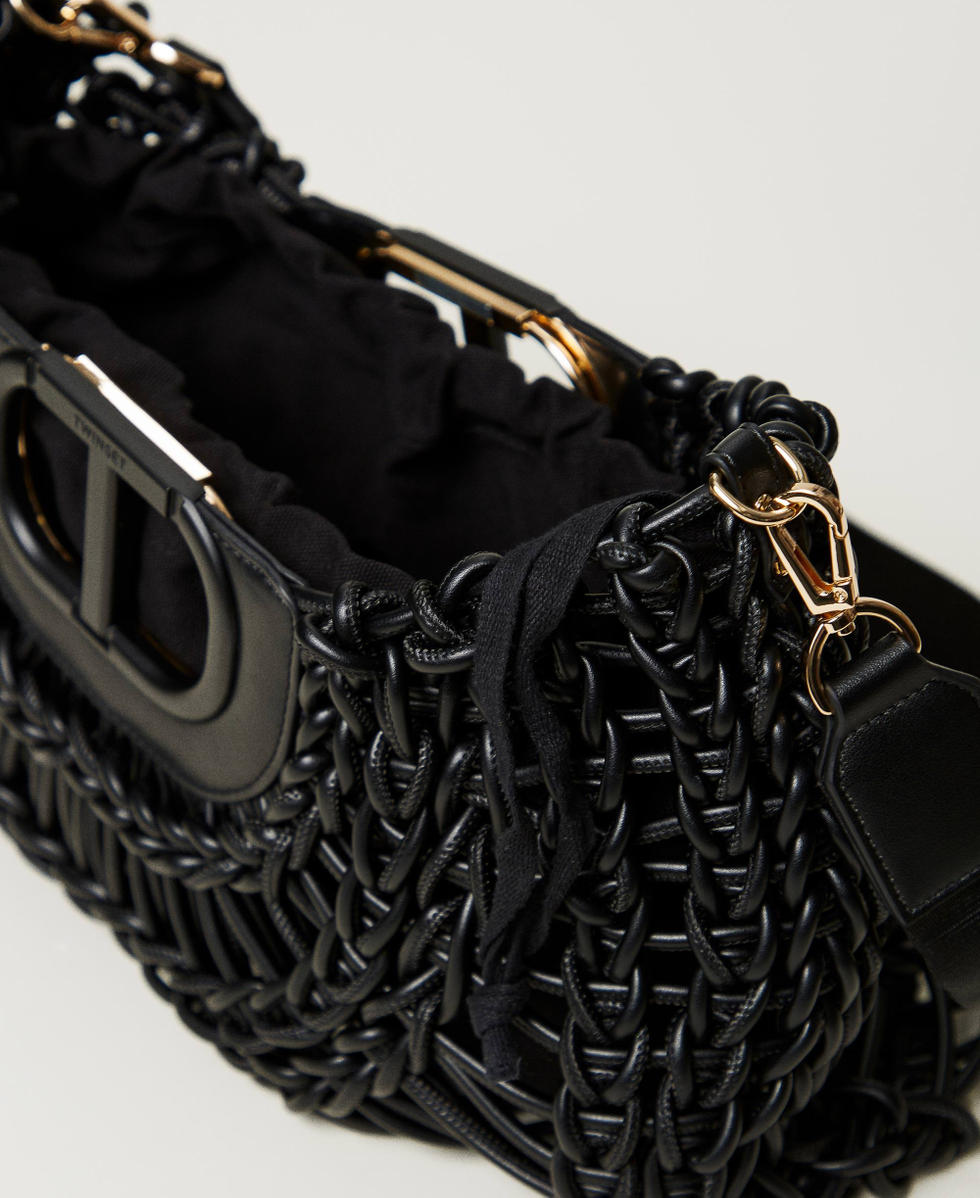 &lsquo;Lila&lsquo; shopper with Oval T handle Black Woman 251TD8190_00006_05