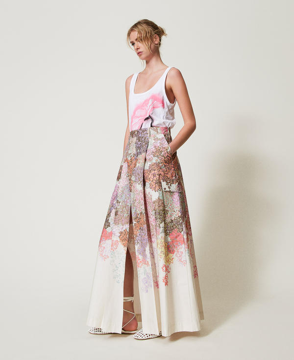 MYFO long floral skirt