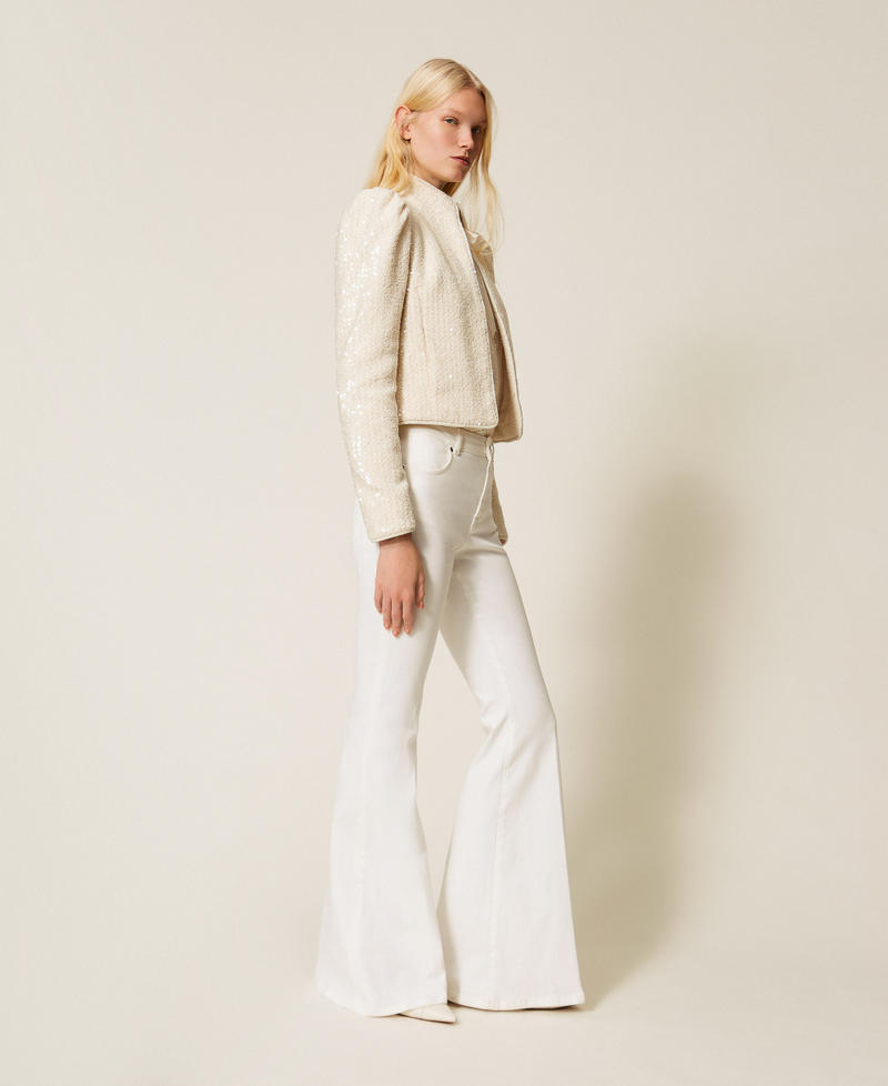 Pantalon &eacute;vas&eacute; en bull Lys Femme 261TP2680_00381_02