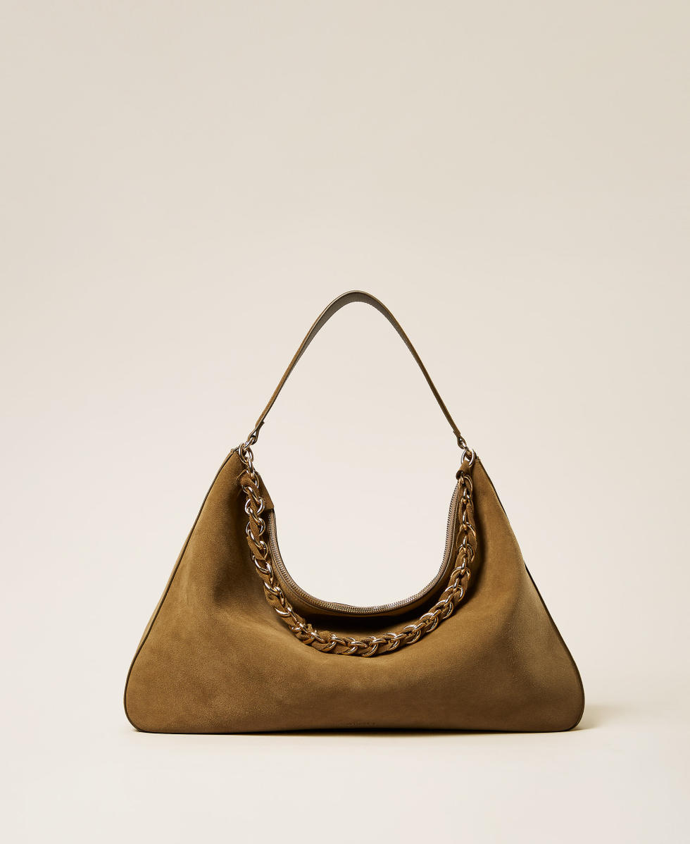 Große Tasche „Liliane“ aus Rauleder